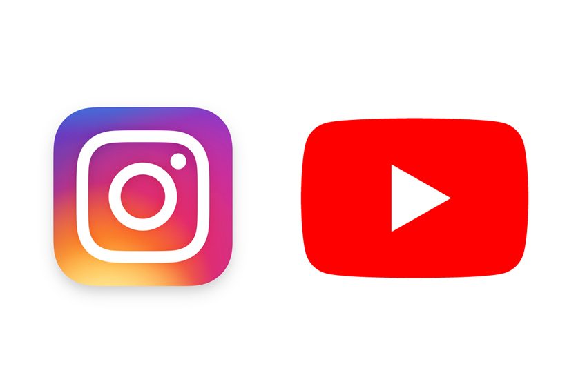 Instagram and Youtube